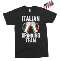 Italian Drinking Team Salute Italy Flag Funny Oktoberfest T Exclusive T-shirt | Artistshot