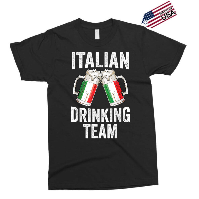 Italian Drinking Team Salute Italy Flag Funny Oktoberfest T Exclusive T-shirt by MikaelaLynnHolbrook | Artistshot