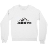 Womens Colorado Fourteeners 2 Sided 14ers Checklist Raglan Baseball Te Crewneck Sweatshirt | Artistshot