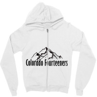 Womens Colorado Fourteeners 2 Sided 14ers Checklist Raglan Baseball Te Zipper Hoodie | Artistshot