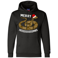 Holiday Merry Hissmas Christmas Santa Hat Copperhead Snake T Shirt Champion Hoodie | Artistshot