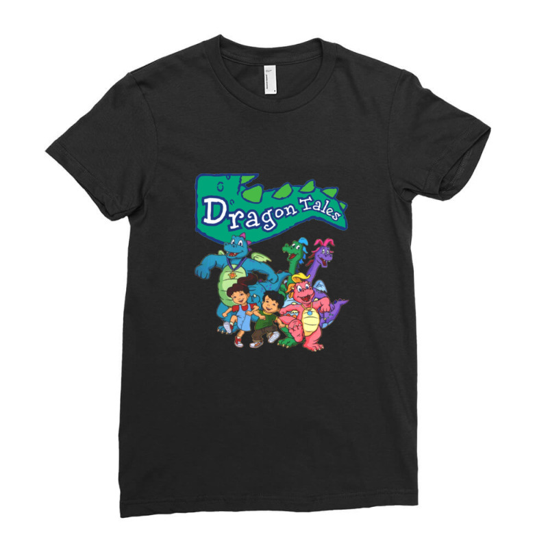 Dragon Tales Graphic Ladies Fitted T-Shirt by TerryFoutch | Artistshot