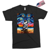 Merle Shetland Sheepdog Sheltie Starry Night By Aja Exclusive T-shirt | Artistshot