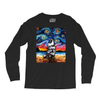 Merle Shetland Sheepdog Sheltie Starry Night By Aja Long Sleeve Shirts | Artistshot