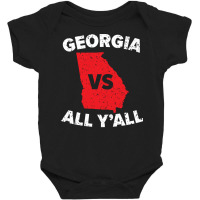 Georgia Vs All Y'all Georgians Post Soviet States Sweatshirt Baby Bodysuit | Artistshot