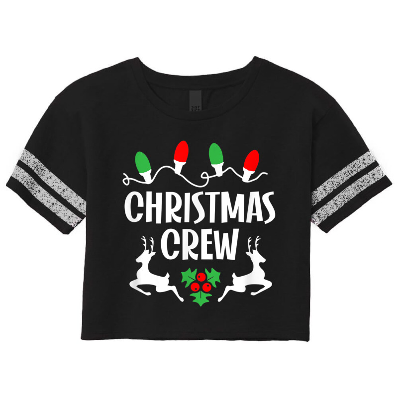 Cute Family Christmas Crew Matching Pajama Gift Lights T Shirt Scorecard Crop Tee by cm-arts | Artistshot