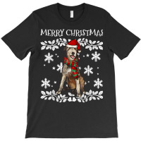 Merry Christmas Ornament Irish Wolfhound Xmas Santa T Shirt T-shirt | Artistshot