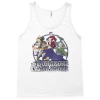 Womens Dungeons & Dragons Group Shot Badge V-neck Tank Top | Artistshot