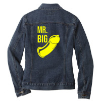 Mr Big Cock Ladies Denim Jacket | Artistshot