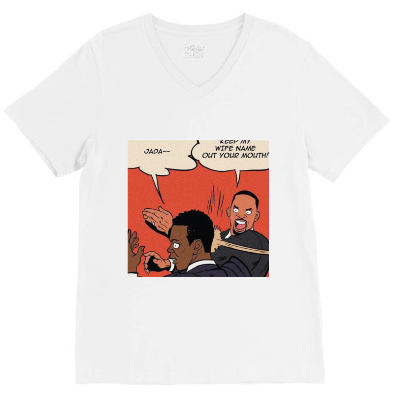 Will Smith Slap V-neck Tee | Artistshot