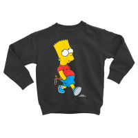 The Simpsons Bart Simpson With Slingshot Tank Top Toddler Sweatshirt | Artistshot