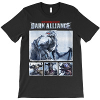 Womens Dungeons & Dragons Group Shot Dark Alliance Box Up V-neck T-shirt | Artistshot