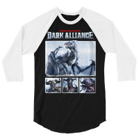 Womens Dungeons & Dragons Group Shot Dark Alliance Box Up V-neck 3/4 Sleeve Shirt | Artistshot