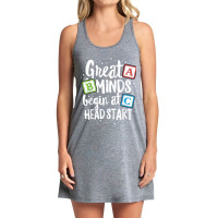 Great Minds Head Start Teacher Early Childhood Education Tank Dress | Artistshot