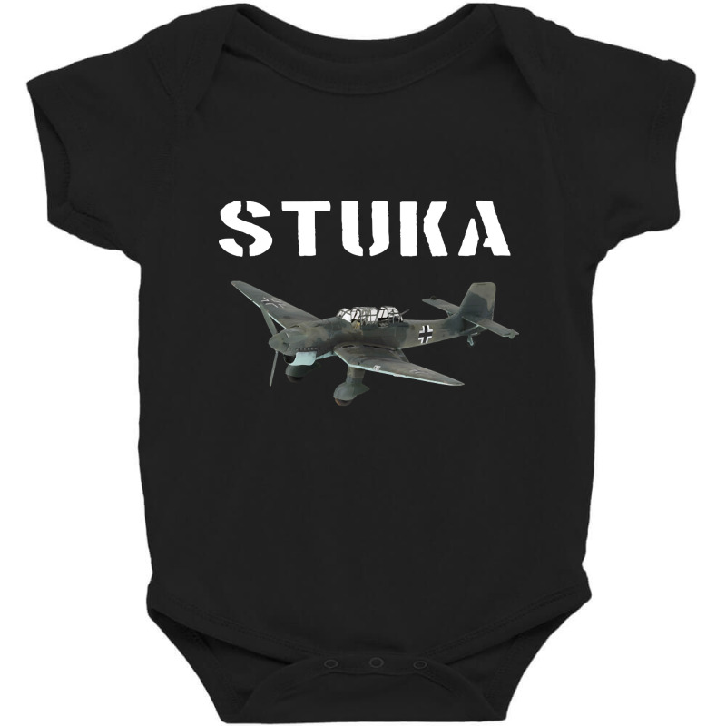 German Airforce Wwii Ju 87 Stuka Dive Bomber Plane Baby Bodysuit by Kanmosrin52 | Artistshot