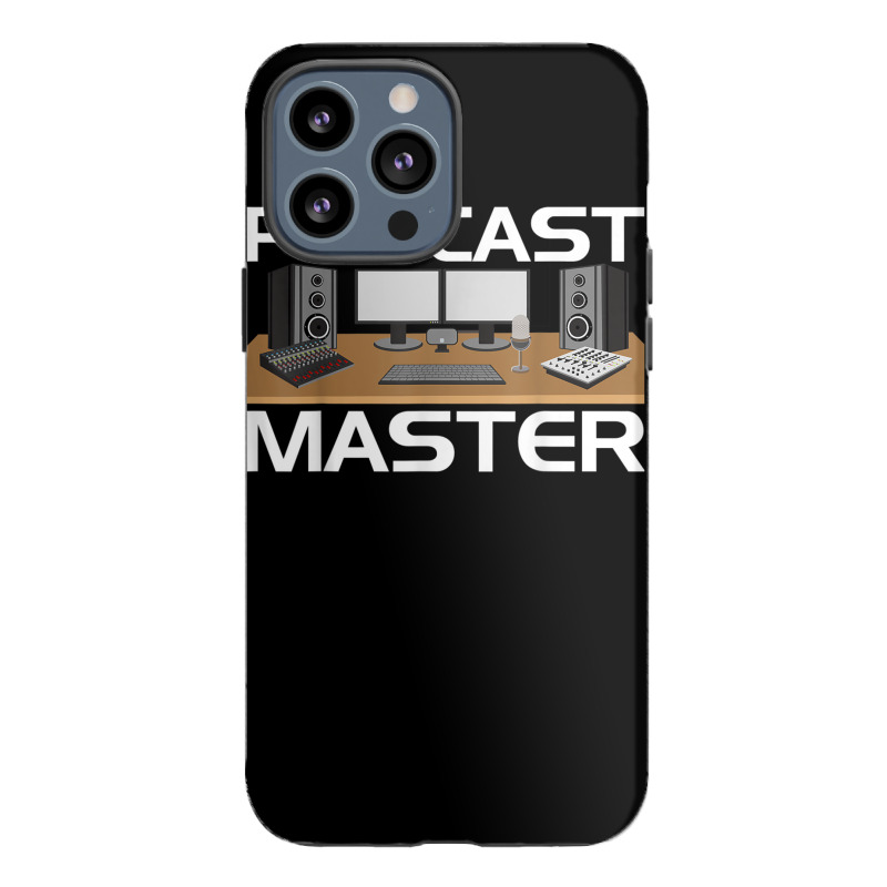 Podcast Show Equipment Usb Mixer App T Shirt For Podcasters iPhone 13 Pro Max Case by cm-arts | Artistshot