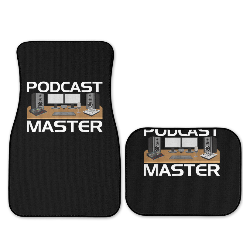 Podcast Show Equipment Usb Mixer App T Shirt For Podcasters Full Set Car Mats by cm-arts | Artistshot