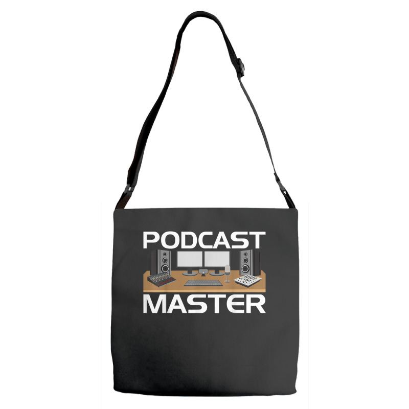 Podcast Show Equipment Usb Mixer App T Shirt For Podcasters Adjustable Strap Totes by cm-arts | Artistshot