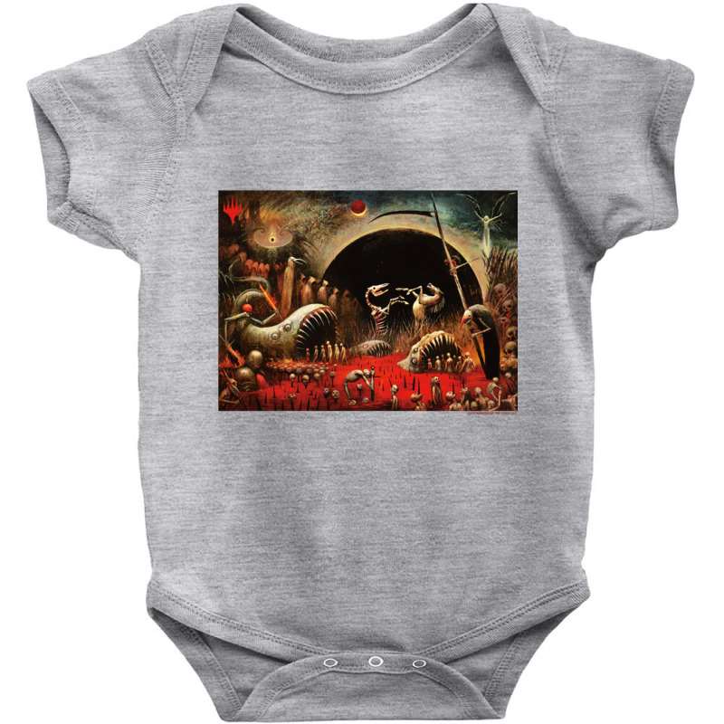 Magic The Gathering Damnation Graphic Pullover Hoodie Baby Bodysuit by cm-arts | Artistshot