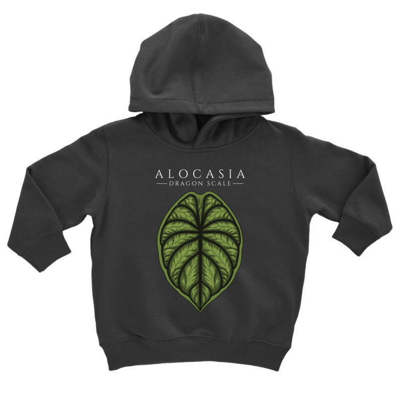 Alocasia Dragon Scale Aroid Plant Lover Anthurium Philodendron Toddler Hoodie by dovieavila | Artistshot