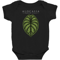 Alocasia Dragon Scale Aroid Plant Lover Anthurium Philodendron Baby Bodysuit | Artistshot