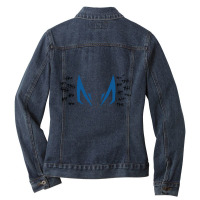 Captianrex Ladies Denim Jacket | Artistshot