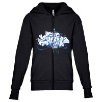 Graffiti Bomber 0.2. Youth Zipper Hoodie | Artistshot