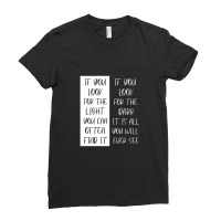 Light In The Dark Ladies Fitted T-shirt | Artistshot