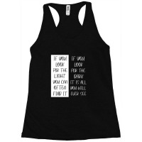 Light In The Dark Racerback Tank | Artistshot