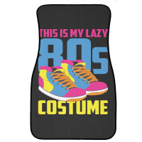 Retro 80s Lover Theme Party Lazy Costume Funny 80s Front Car Mat | Artistshot