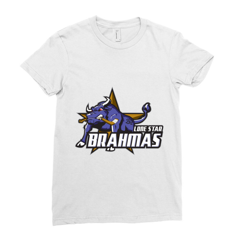 Lone Star Brahmas Ladies Fitted T-Shirt by cm-arts | Artistshot