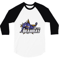 Lone Star Brahmas 3/4 Sleeve Shirt | Artistshot