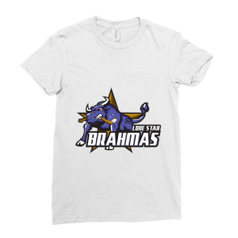 Lone Star Brahmas Ladies Fitted T-Shirt by cm-arts | Artistshot