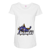 Lone Star Brahmas Maternity Scoop Neck T-shirt | Artistshot