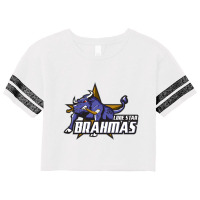 Lone Star Brahmas Scorecard Crop Tee | Artistshot