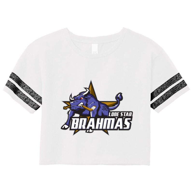 Lone Star Brahmas Scorecard Crop Tee by cm-arts | Artistshot