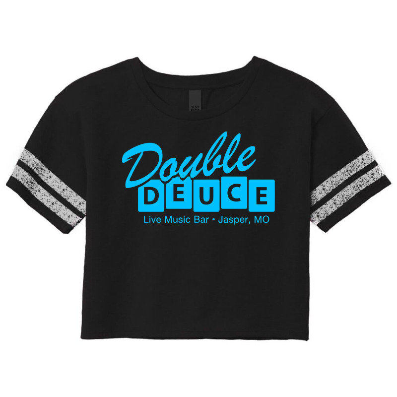 Retro 80s Double Deuce Roadhouse Sweatshirt Scorecard Crop Tee by cm-arts | Artistshot