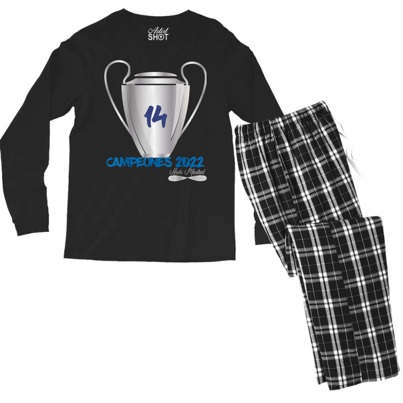 Hala Madrid Fan Los Meringues And The Meringues Los Blancos T Shirt Men's Long Sleeve Pajama Set | Artistshot