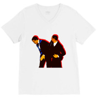 Will Smith Slap , Will Smith Oscar 2022 V-neck Tee | Artistshot