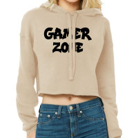 Gamer Zone Cropped Hoodie | Artistshot