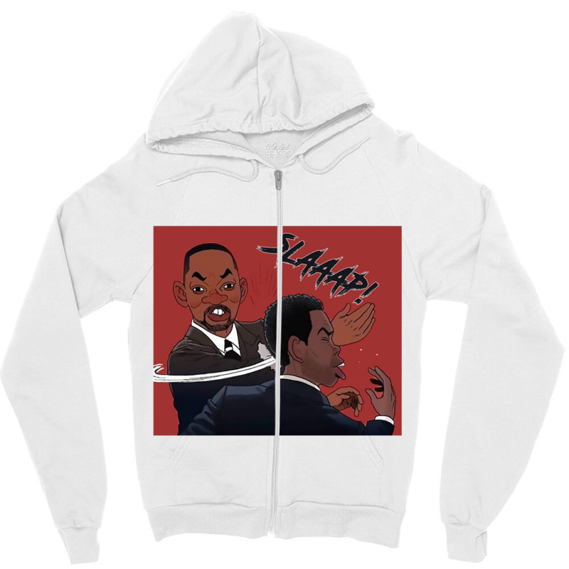 Will Smith Slap 2 Zipper Hoodie | Artistshot