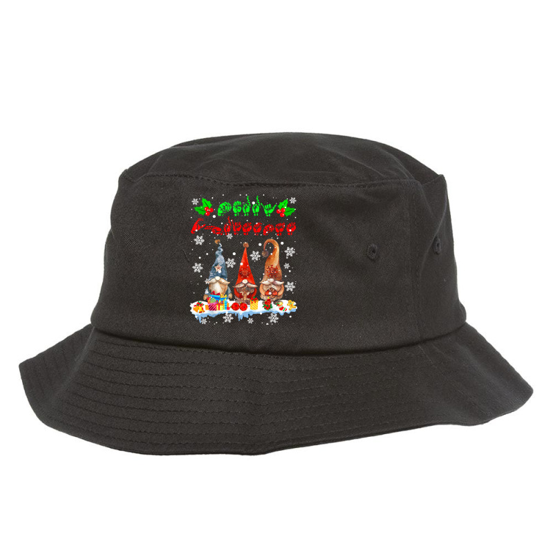 Merry Christmas Cute Three Gnomes Asl Sign Language Family T Shirt Bucket Hat by vaesifoxidy | Artistshot