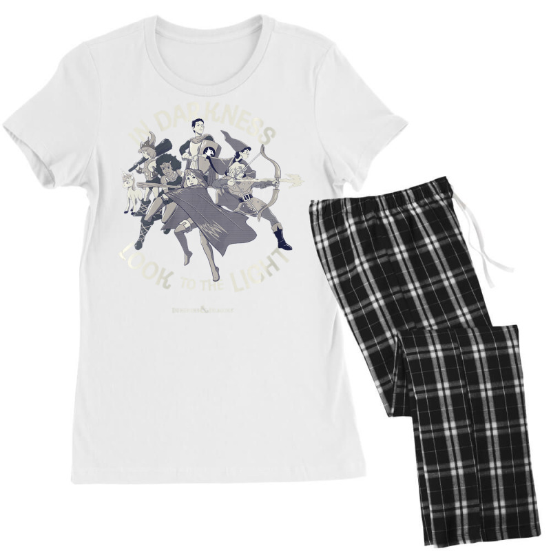 Womens Dungeons & Dragons In Darkness Look To The Light V-neck Women's Pajamas Set by hotoancuong | Artistshot