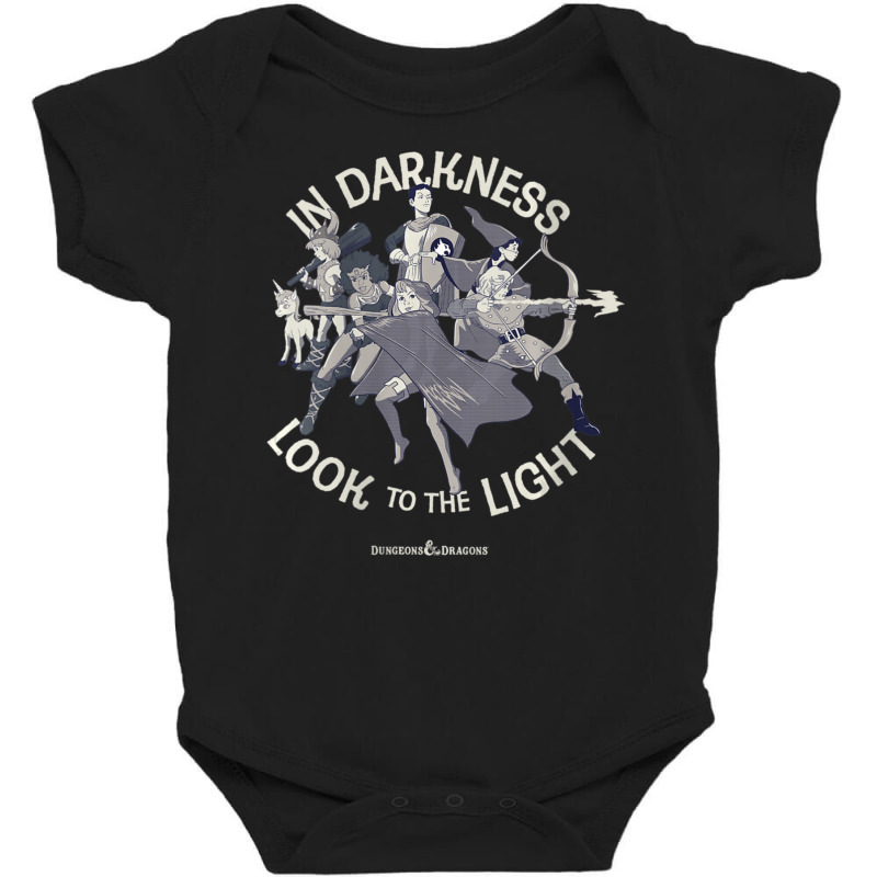 Womens Dungeons & Dragons In Darkness Look To The Light V-neck Baby Bodysuit by hotoancuong | Artistshot