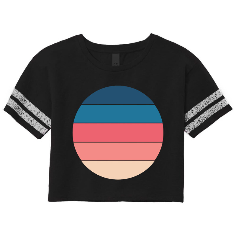 Retro Circle 9 Scorecard Crop Tee by Kenruhaea79 | Artistshot