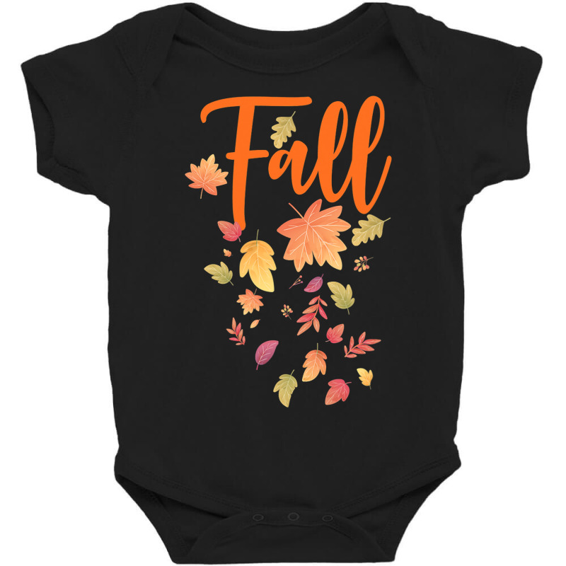 Autumn Leaf Fall Season Leaf Love Autumn Baby Bodysuit by badieu97 | Artistshot