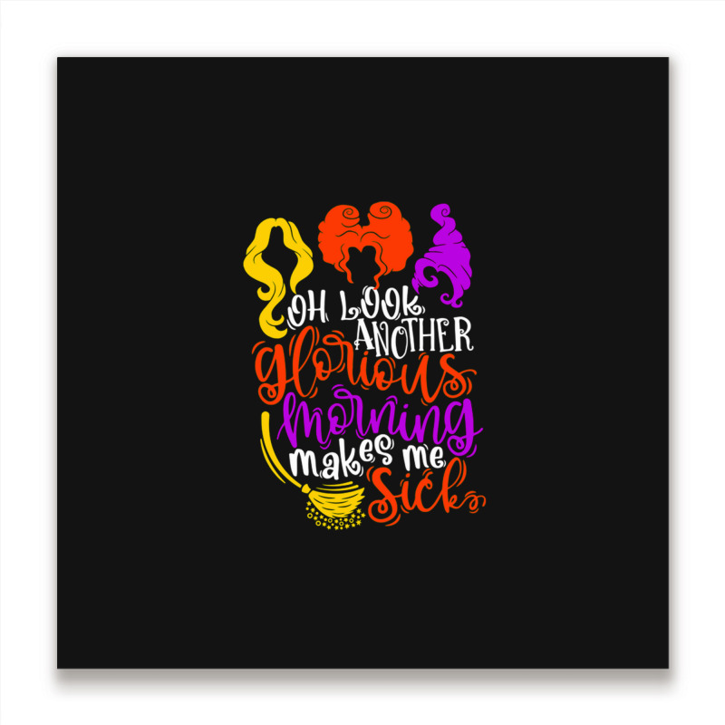 Oh Look Metal Print Square | Artistshot