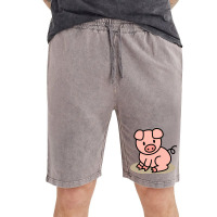 Sitting Pig Vintage Short | Artistshot