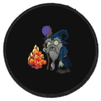 Plantsvszombiesmerlincharacter1 Round Patch | Artistshot