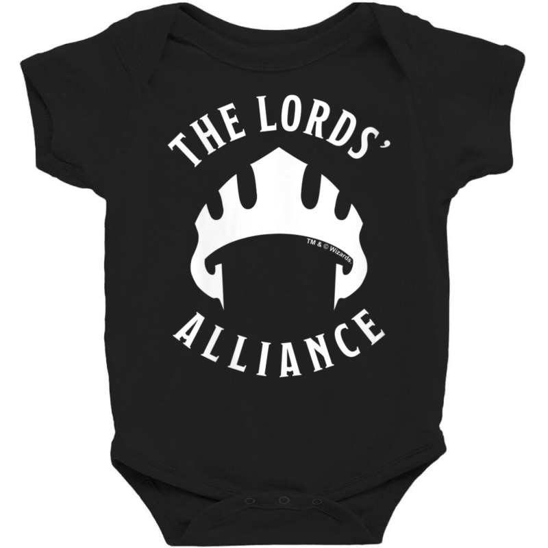 Womens Dungeons & Dragons Lords Alliance Large White V-neck Baby Bodysuit by hotoancuong | Artistshot